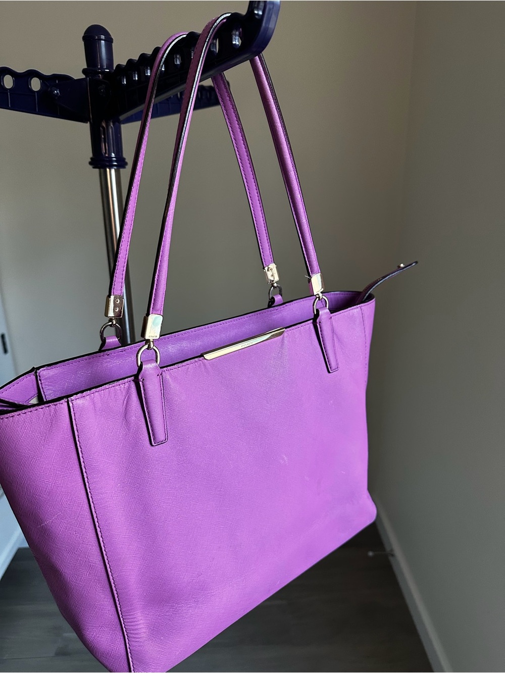 Coach Gorgeous Lavender Purple Double-Handle Tote with Gold Hardware